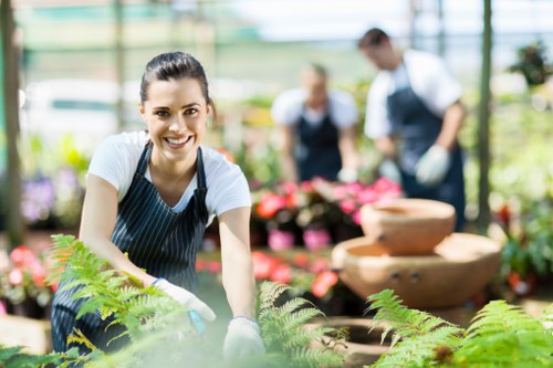 Team of landscapers working in Newham